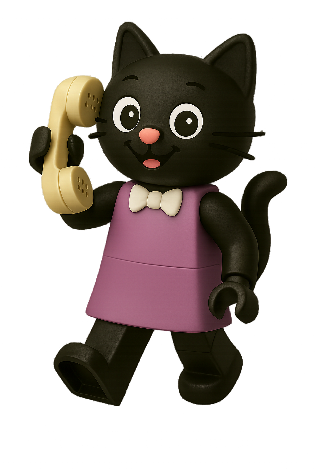 Contact cat with phone